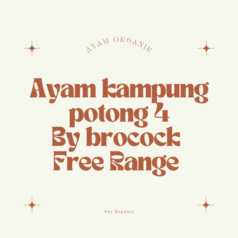 Ayam kampung brocock potong 4