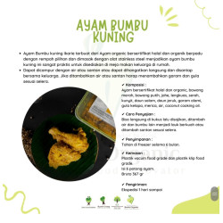 Ayam organik bumbu kuning by ikarie organic