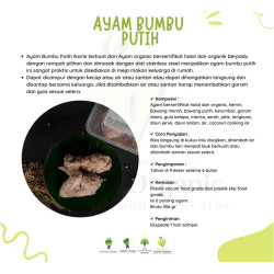 Ayam organik bumbu putih by ikarie organic