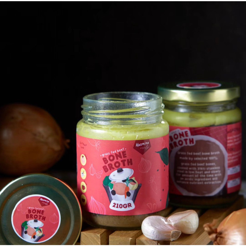 Beef bone broth grassfed by hazmina meals