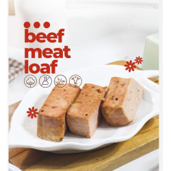 Beef meatloaf finger food