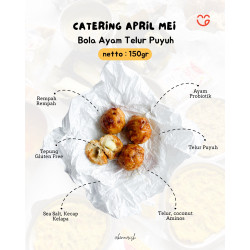 Bola ayam telur puyuh benourish finger food