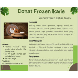 Donat tanpa telur by ikarie organic