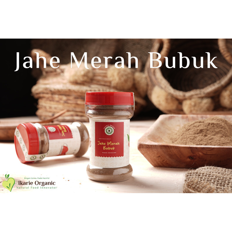 Jahe merah bubuk ikarie organic