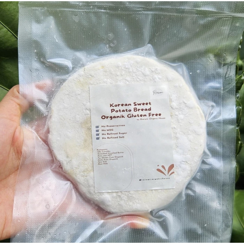 Korean sweet potato bread organik gluten free