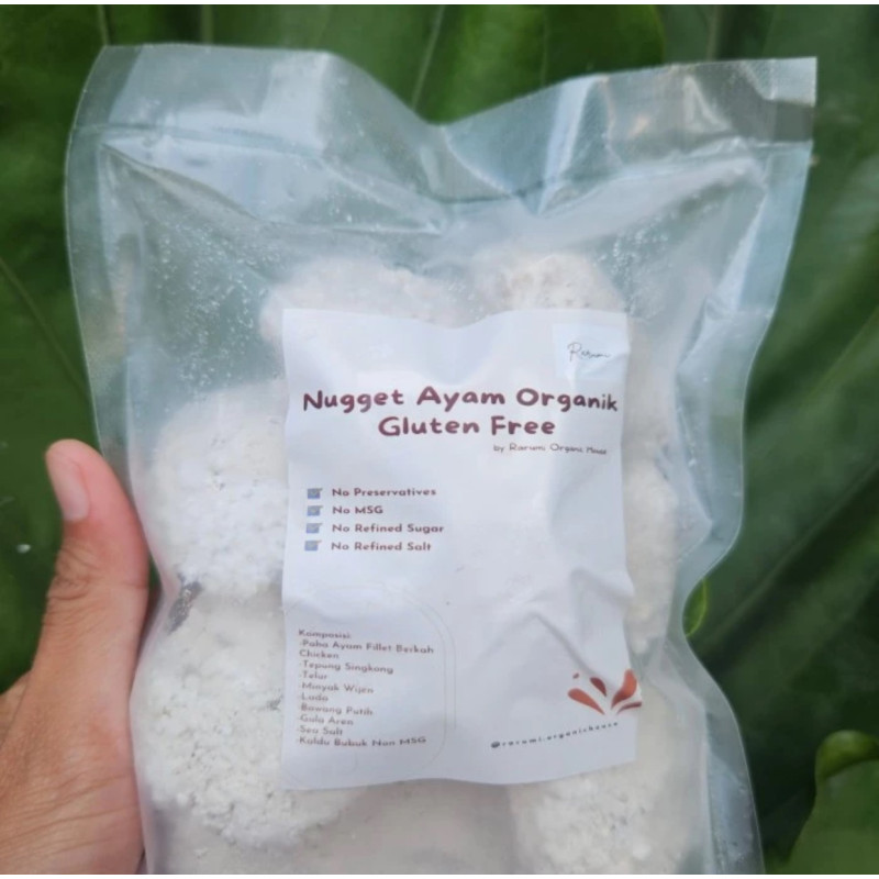 Nugget ayam organik gluten free