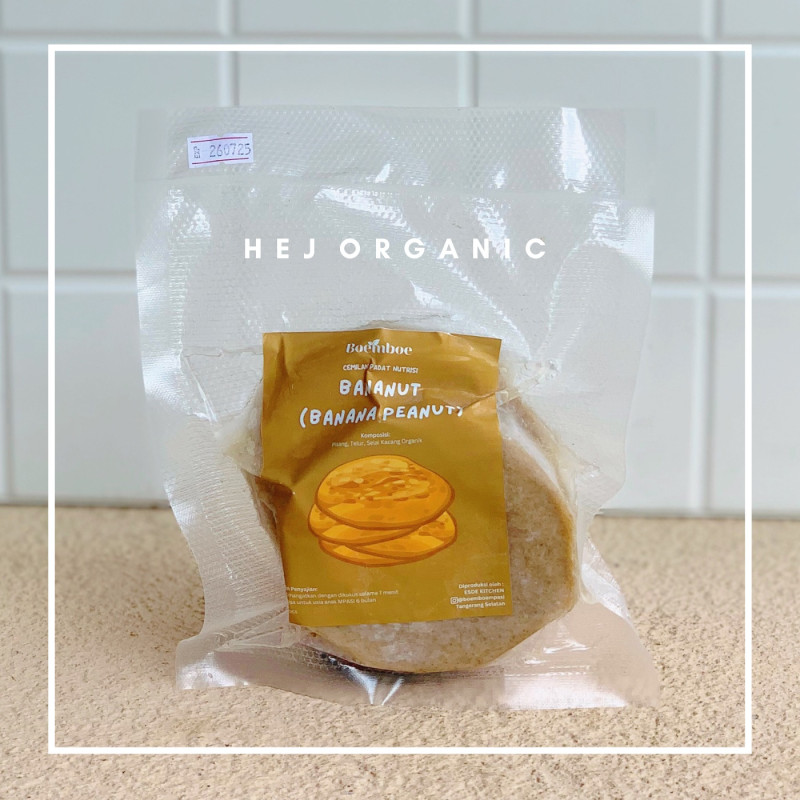 Banana peanut organik snack mpasi boemboe mpasi