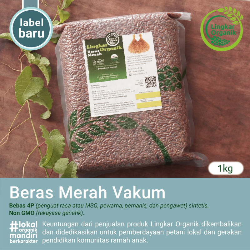 Beras merah by lingkar organik