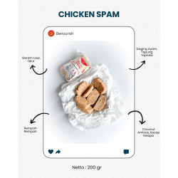 Chicken spam finger food benourish