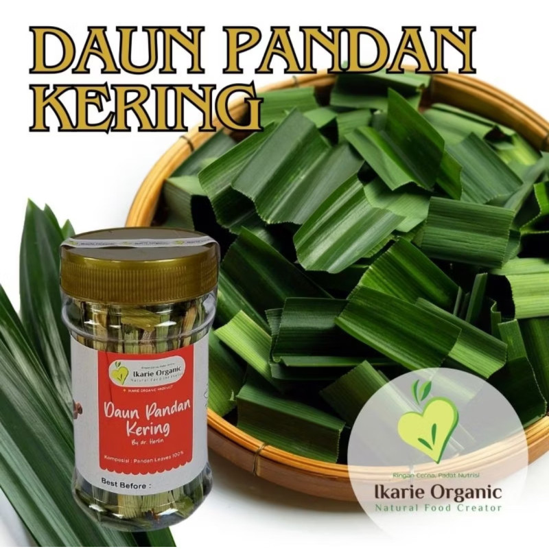 Daun pandan kering by ikarie organic