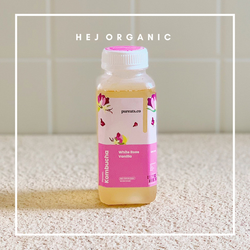 Kombucha white rose vanilla