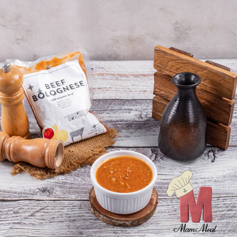 Organic grassfed beef bolognese sauce mam meals