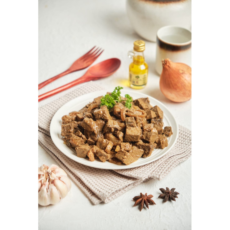Rendang hati sapi tidak pedas nutriti