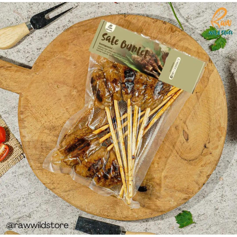 Sate buntel finger food raw wild store