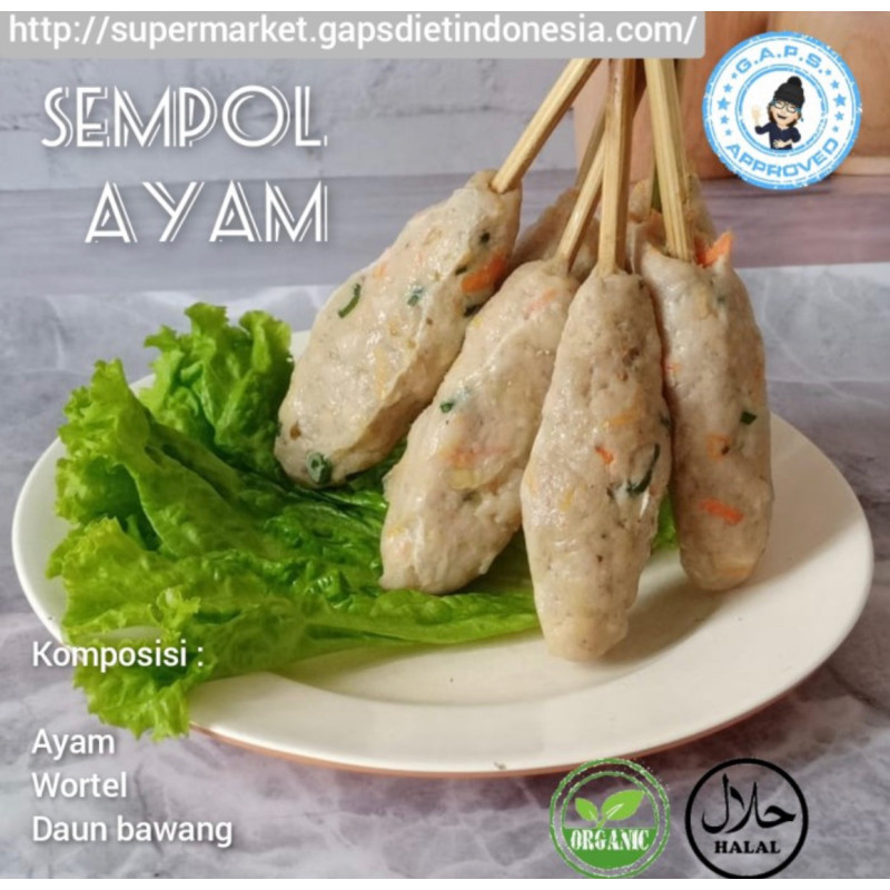 Sempol ayam organik tanpa tepung gaps