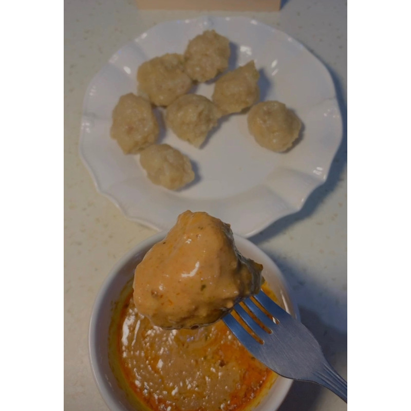 Siomay tenggiri bumbu kacang gluten free