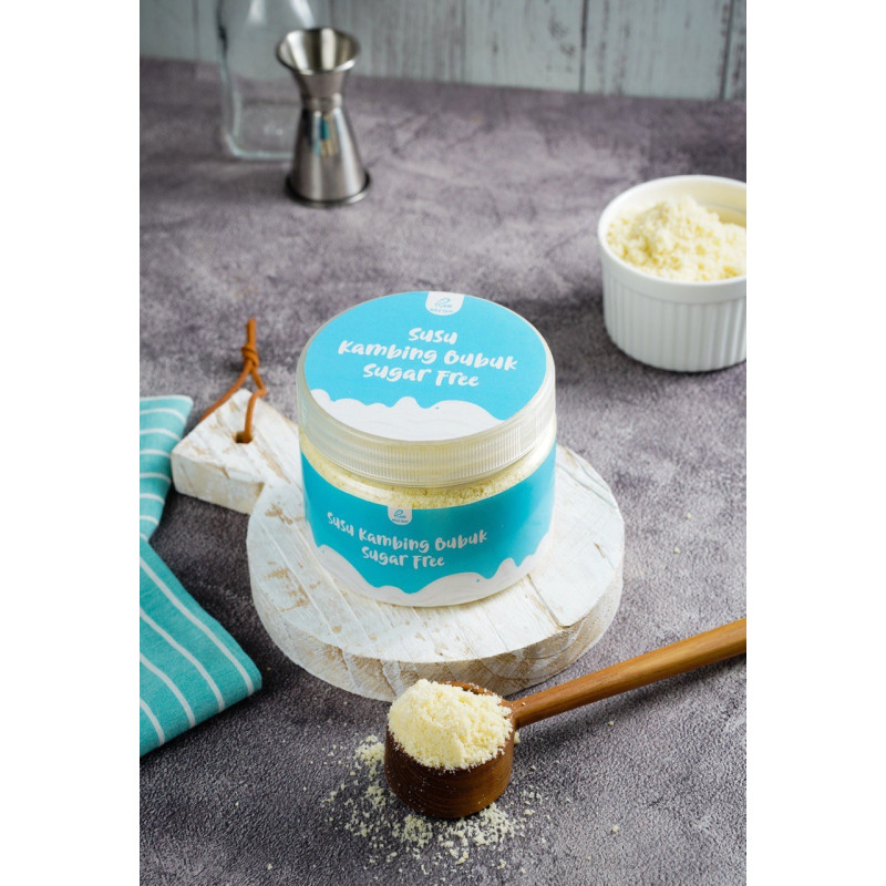 Susu bubuk kambing dari raw goat milk by rawwildstore