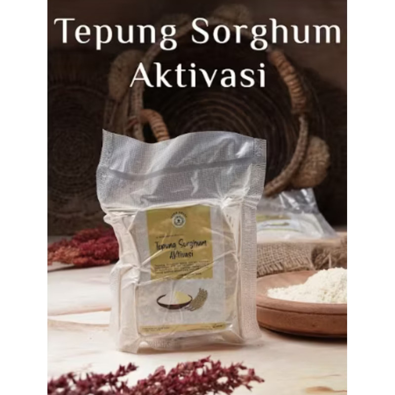 Tepung sorghum aktivasi ikarie organic