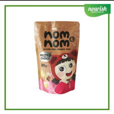 Nom nom melted choco crunchy puff by nourish indonesia