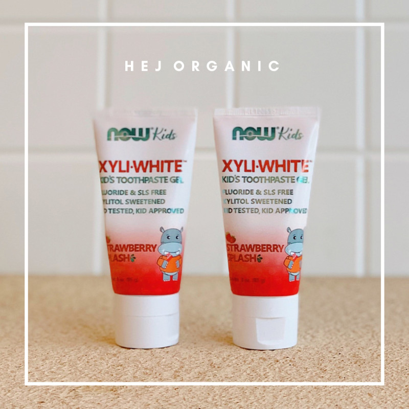 Pasta Gigi Anak 2 Tahun ke Atas NOW Xyli White 85 gram Bebas fluoride, Bebas Paraben, Bebas SLS