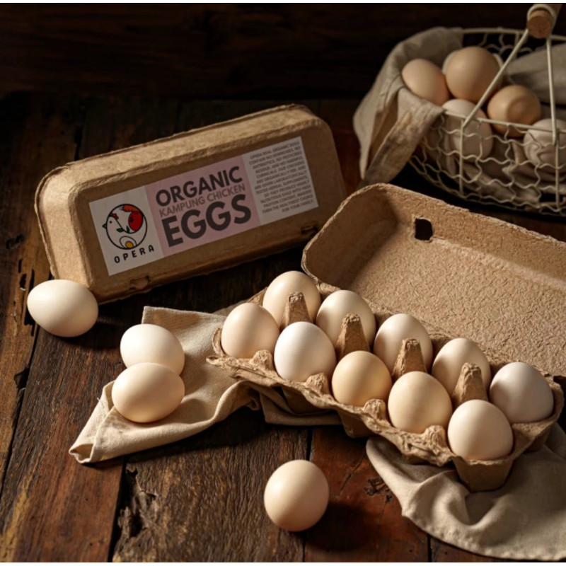 Telur ayam kampung organik opera by dr otan