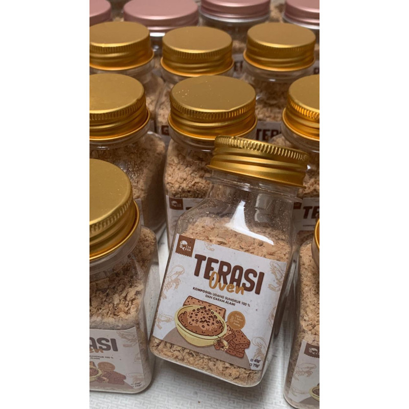 Terasi bubuk panggang natural