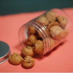 Bited sized cookies gluten free khen