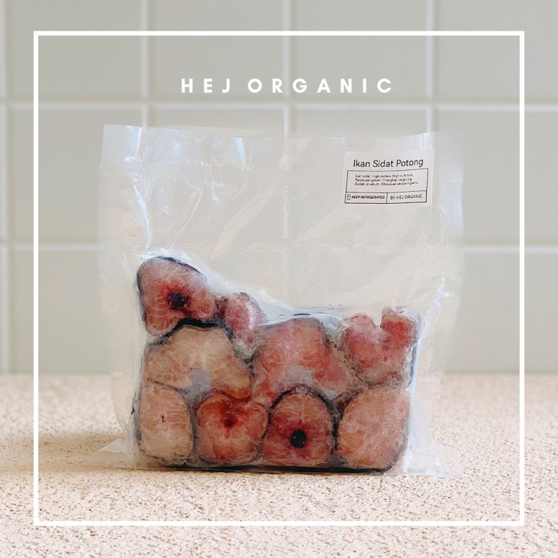 Ikan sidat liar potong