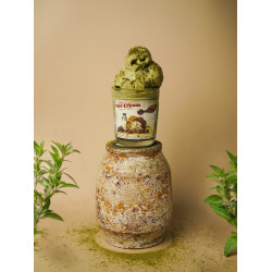 Matcha latte dairy ice cream grassfed