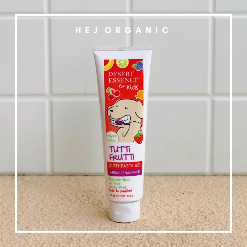 Pasta gigi anak gel bebas paraben, bebas fluorida, bebas sls by dessert essence 133 gram