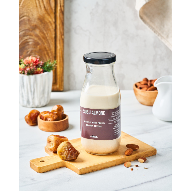Susu almond kurma aktivasi