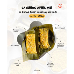 Tim buras telur bebek ati ayam benourish